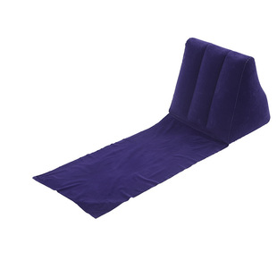 Multi-functional inflatable travel pillow picnic spacer outdoor recliner leisure chair flocking sofa cushion camping equipment
