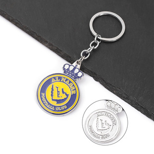 Colored Barcelona Real Madrid Keychain Liverpool Arsenal Chelsea Real Madrid Manchester City Football Pendant