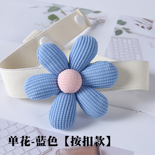 New Korean style flower curtain strap curtain buckle creative all-match installation-free strap rope accessories