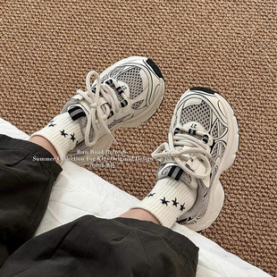 Children's sneaker Girls' Torre Shoes 2025 New Spring and Autumn Casual Mesh Big Children's Light Running Boys' Shoes