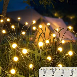 Solar energy firefly lamp outdoor lamp insect lamp garden lamp villa atmosphere garden decoration waterproof lawn lamp