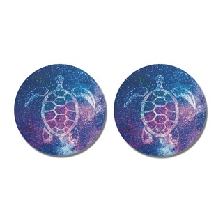 Independent station New flag flower printing car pu leather coasters to map custom pu coasters a pair of direct sales