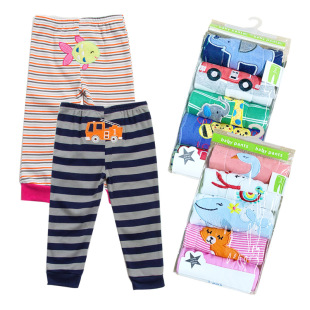 Factory wholesale newborn Harlan pants Carter large pp pants pants children's cartoon anti-mosquito pp pants spring and autumn children's pants