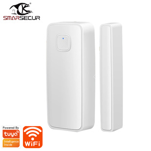 Graffiti smart wifi door magnetic zigbee wireless door and window alarm sensor smart linkage induction field door magnetic