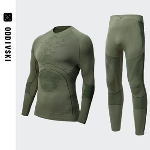 oddivski Professional Ski Quick-drying Clothes for Women and Men Compression Sweat-wicking Antibacterial Underwear Ski-wicking Basic Layer