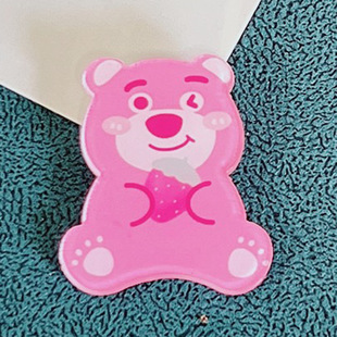 Toy Story Cute Strawberry Bear Cartoon Three-eyed Monster Acrylic Brooch Pencil Bag Pendant Animation Badge Wholesale