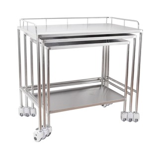 Stainless steel three-in-one packing set car instrument table instrument car operating room operating table tool car cart set car