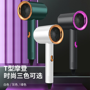 Household Quick-drying Hair Dryer Hair Salon Blue Light Hair Dryer T-type Student Dormitory Hair Dryer Adjustable in Three-speed