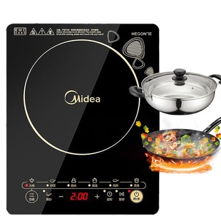 Индукционная плита Midea бытовая сенсорная жареная батарейная плита Доставка супа вок C21-WK2102