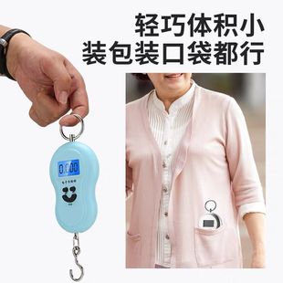 Portable Scale Hanging Scale Electronic Scale Weighing High Precision 50kg Portable Mini Express Commercial Small Food Buying