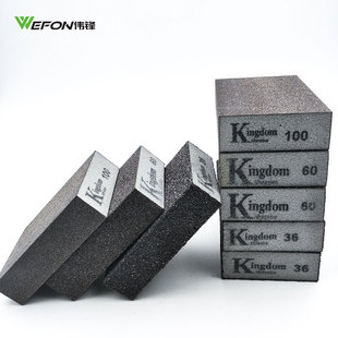Оптовый аутентичный песочный блок Kingdom красная губка песочный блок наждачная бумага износостойкий K-образный песочный блок влажный и сухой