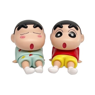 Crayon Shin-chan держатель для мобильного телефона ленивый держатель для мобильного телефона опорная рамка ручная модель креативные офисные украшения ручной работы