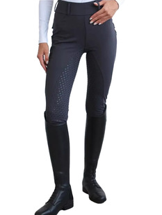 Equestrian Pants Women's High Waist Horse Riding Equestrian Pants Equestrian Clothing Competition Test Non-slip Wear-resistant Knight Equipment Riding Pants