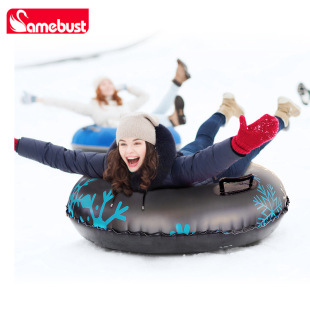Amazon Direct Supply Inflatable Ski Circle Adult Winter Outdoor Ski Toy PVC Single Inflatable Ski Tire