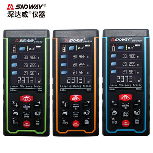 SNDWAY/Shendaway SW-S50/S70/S100 м зарядный дальномер Китайский цветной экран USB соединение