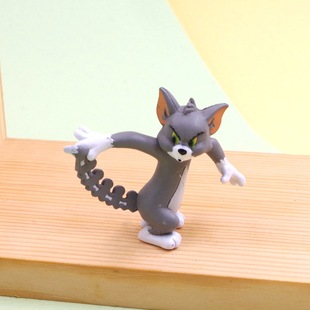 A set of five funny Big Cat Little Mouse doll keychain accessories pendant Doll Gift