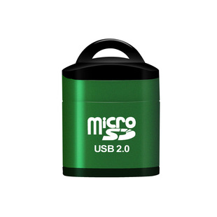 Частная модель трансграничный USB-считыватель мини-компактная карта памяти из алюминиевого сплава microSD высокоскоростной OTG считыватель карт