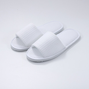 Five-star linen disposable slippers hotel special hotel cotton linen non-slip home hospitality thickened slippers