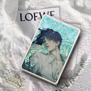 Love and Deep Space Travel quicksand Qi Yu Mahjong Goka Yum Gift Badge Decoration Student Creative Goka Brick