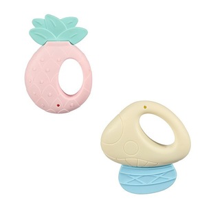 Boiled Tooth Gel Newborn Baby Toy 0-3-6-12 Months Baby Hand Rattle Puzzle Molar Stick Package