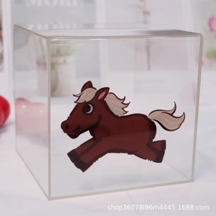 Transparent acrylic piggy bank only saves but does not take net red piggy bank for adults, students and children with large capacity and high color value