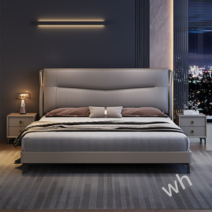 Wen P1 New Entry Luxury Italian Double 1.8 m Modern Simple Master Bedroom Queen Bed Double Bed 1.5 m Storage Wedding Bed