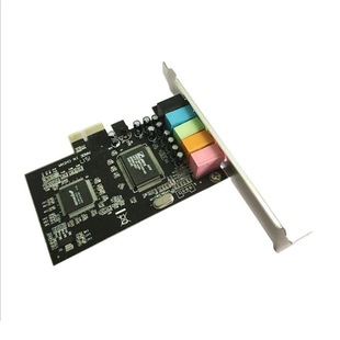 PCI-E 5.1 настольная встроенная звуковая карта стерео аудиокарта CMI8738 с реверберацией поддерживает Win7