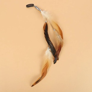 Ethnic minority style men and women Mongolian hair band headdress handmade leather rope headband dance performance Mongolian strap new product