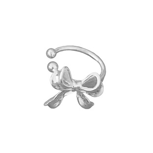 Korean style gentle bow ear clip all-match exquisite painless earrings super fairy sweet girl heart ear clip without ear hole