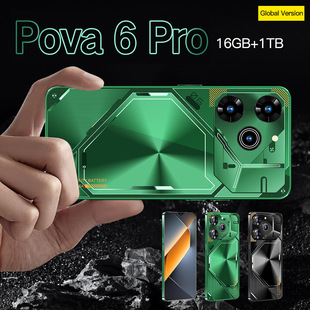Трансграничный мобильный телефон Pova 6 Pro6.8-дюймовый incell большой экран 2 16G все в одном