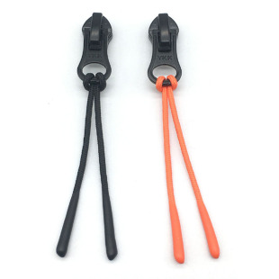 Zipper Pull Rope Double Head Drop Plastic Zipper Handle Outdoor Sports Clothing Luggage Pull Tail Pull Pad Foam Glue