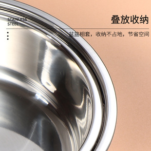 304 Stainless Steel Straight Plate Flat Bottom Disc Commercial Steamed Cake Plate Steamed Egg Cold Skin Plate Cake Mold Loaf Plate