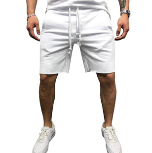 2023 Foreign Trade New European and American 3D Printing Men's Casual Sports Loose Hawaiian Drawstring Shorts Men's Beach Pants