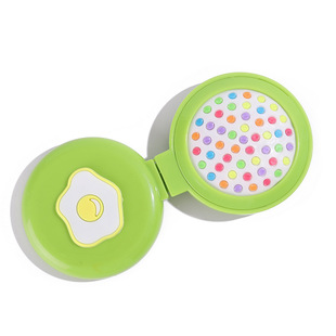 Cute DIY Dual-use Hair Knot-free Massage Comb Gift Student Hair Comb Folding Comb Portable Mirror Comb