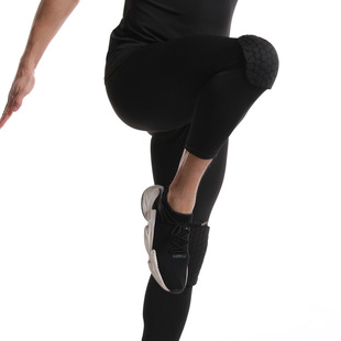 Basketball Tight Anti-collision Pants Men's Cropped Professional Honeycomb Sports Leggings Knee Sports Protector Playing Equipment