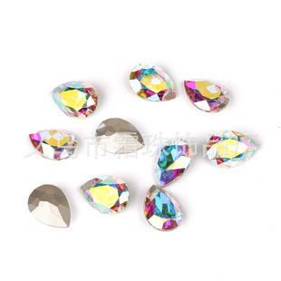 High-end Water Drop Glass Drill K9 Quality Full Edition Glass Drill DIY Jewelry Accessories Sticker Drill Clothing Shoe Bag Accessories Drill