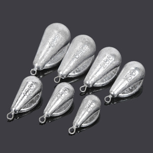 Water drop aircraft lead pendant large gram heavy sea fishing long-cast lead pendant fishing pendant heavy fish pendant fishing gear Accessories Wholesale