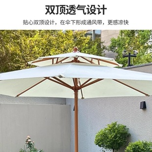 Outdoor Parasol Outdoor Large Sun Umbrella Leisure Camping Internet Celebration Middle Pillar Umbrella Balcony Patio Umbrella Outdoor Stall