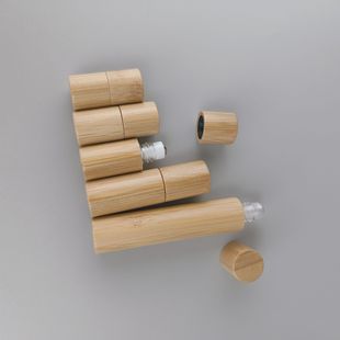 Spot all-inclusive bamboo bead bottle 1ml 2ml 3ml 5ml 10ml eye cream essence oil bottle bamboo and wood bead bottle