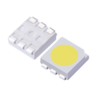 High Display Finger 5050 White Light led Lamp Beads Six Feet 0.2w White Warm White Cold White 5050 High Brightness led Patch Lamp Beads