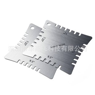 Guitar Repair Measurement Tool Set 5-in-1 Guitar Fingerboard Arc Measuring Ruler with Toothed Arc Ruler String Height Ruler