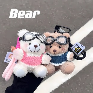 Red Pilot Bear плюшевые подвески креативные куклы