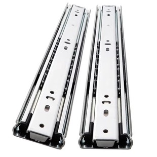 Aolisheng 51 wide heavy-duty slide rail with lock drawer rail thickened cabinet RV Industrial three-section push-pull guide rail