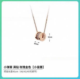 Little Red Charity Necklace for Men and Women Black Ceramic Spring Small Waist Clavicle Chain 2024 New Couple Does Not Fade