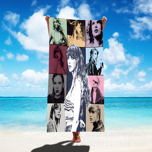 Amazon hot sale Taylor beach towel suitable for all seasons gift TaylorERASTour Swift