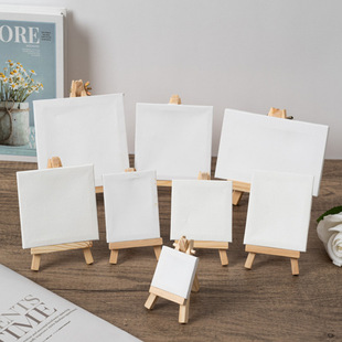 Mini Small Easel Desktop Desktop Easel Wooden Foldableing Oil Painting Board Table Triangle Bracket Type Sketch for Kidsren