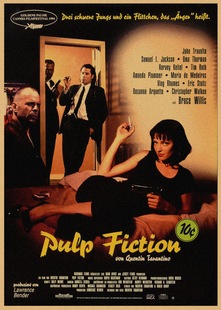 Classic Movie Pulp Fiction pulp fiction Retro Kraft Paper Poster Bar Decoration Wall Painting 343