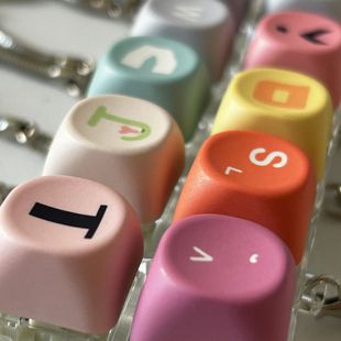 Moa Height Key Cap Blind Box Decompression Key Decompression Key Axis Test Keychain Cute Decompression Pinch Play