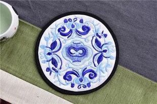 ✅ Ethnic Embroidery Flower Coasters Souvenirs Yunnan Folk Handicrafts Foreign Affairs Study Abroad Home Gifts