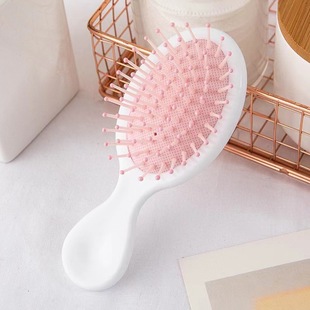 New Oval Children's Air Bag Comb Long Hair Dry and Wet Hair Air Cushion Massage Comb Girl's Cute Hair Comb Purple Comb